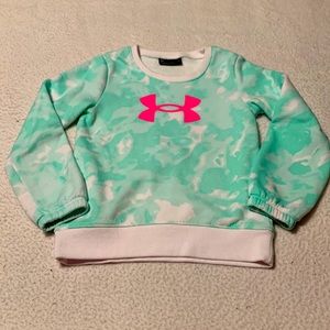 Under Armour Little Girls Tie-Dyed Sweatshirt, EUC, Size 6X